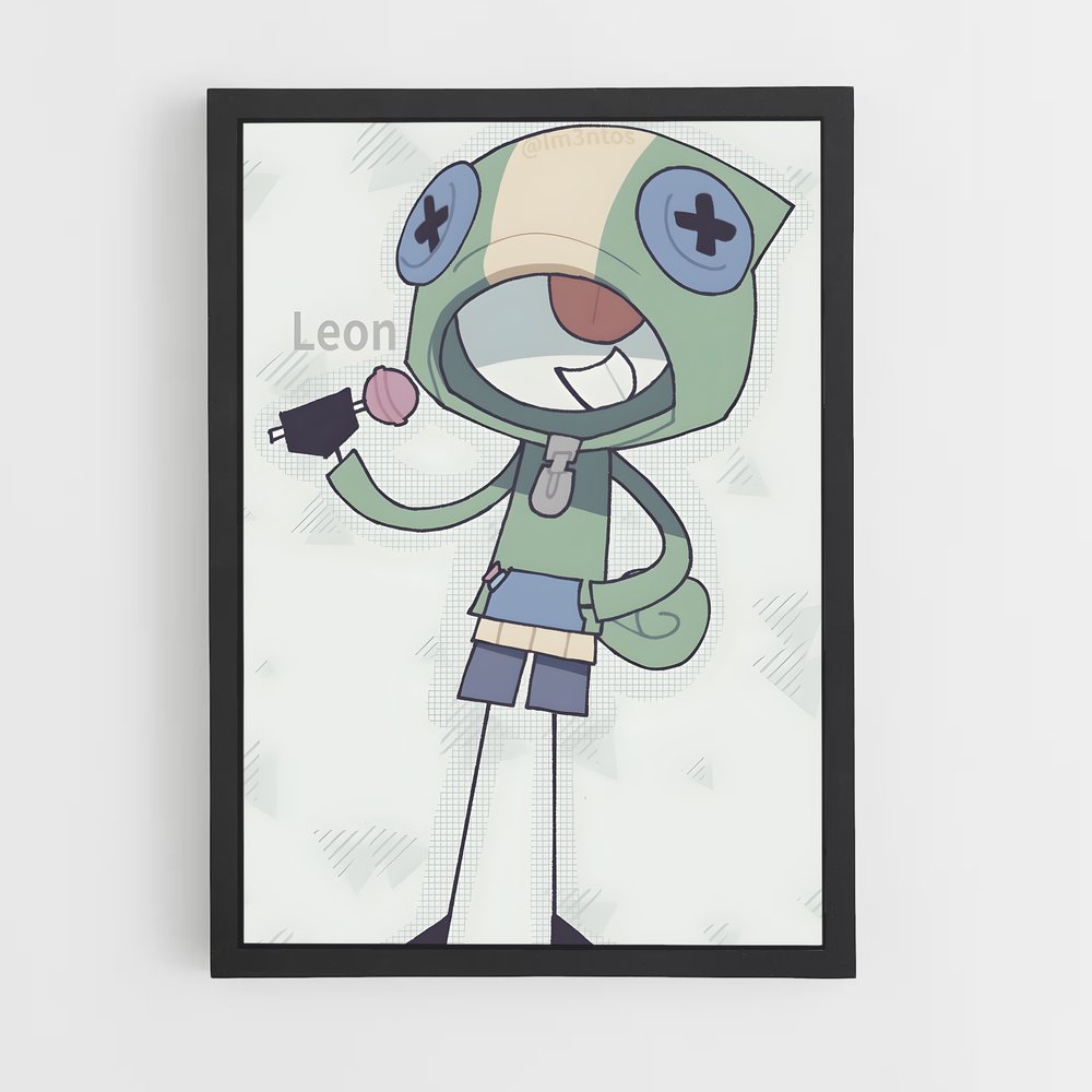 Poster Leon l'Aventurier – affiche Brawl Star (vue 2)